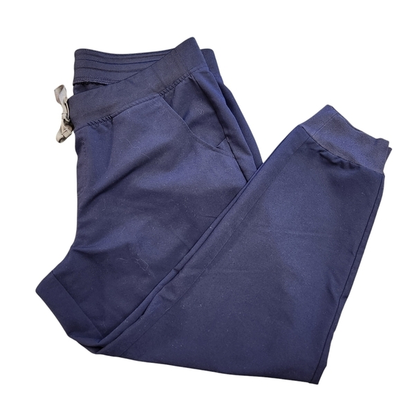FIGS NAVY ZAMORA JOGGER SCRUB PANTS SIZE XL/P - Picture 5 of 8